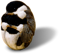 Baby Chickadee Easter Egg